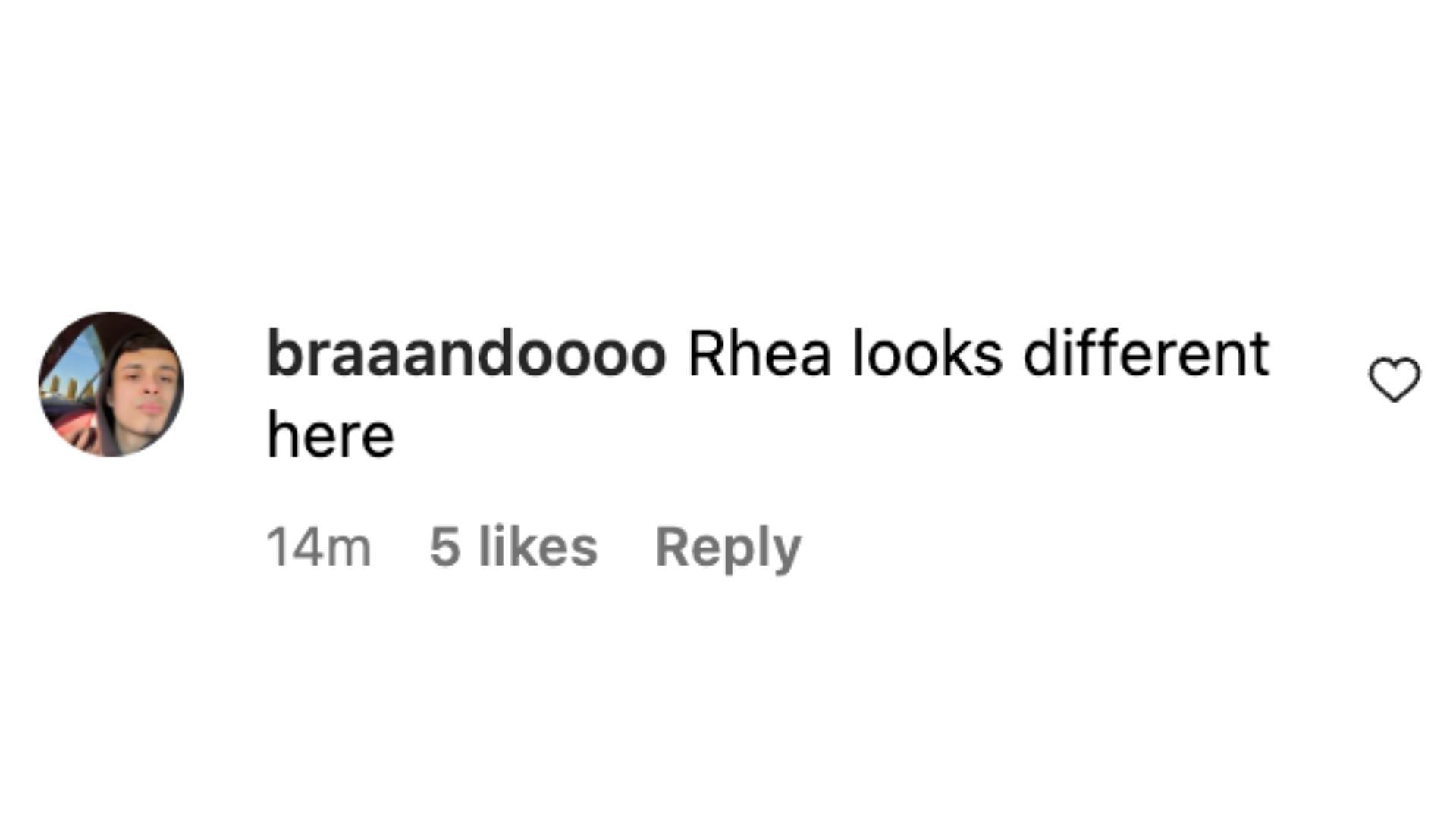 A wrestling fan is confused by Dominik's Instagram post.